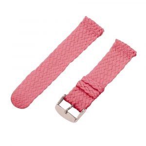Pink 2-Piece Double Perlon Watch Bands