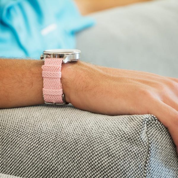Pink Perlon Watch Strap - Image 2