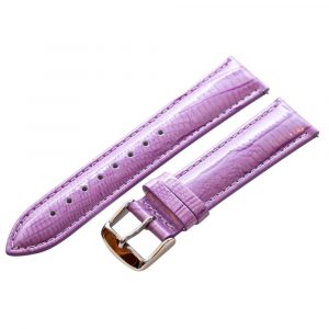 Lilac Lizard Leather Watch Bands