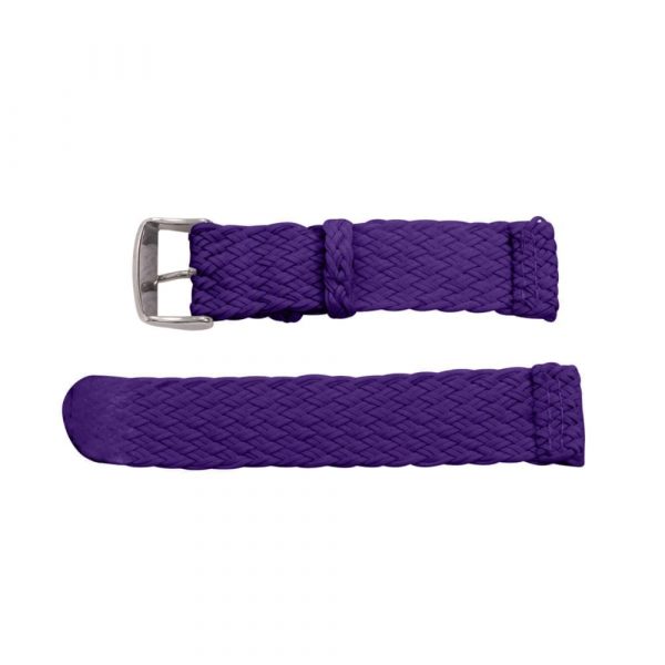 Purple 2-Piece Double Perlon Watch Bands - Image 3