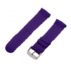 Purple 2-Piece Double Perlon Watch Bands