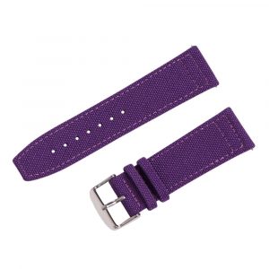 Purple Cordura® Leather Watch Bands