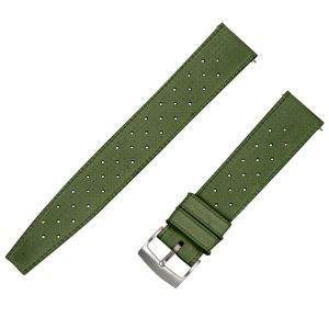Army Green Tropical Rally Rubber Watch Bands