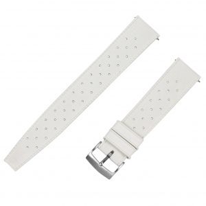 White Tropical Rally Rubber Watch Bands