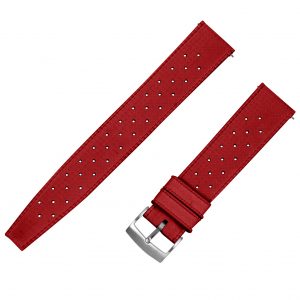 Red Tropical Rally Rubber Watch Bands