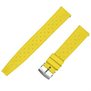 Yellow Tropical Rally Rubber Watch Bands