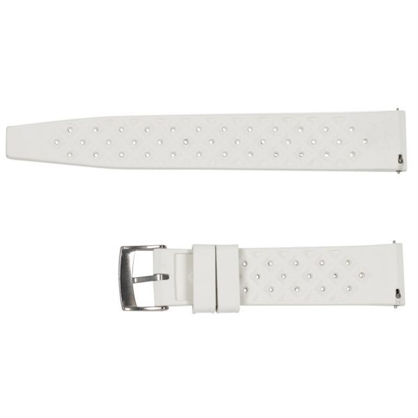 White Tropical Rally Rubber Watch Bands - Image 3