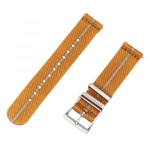 Bronze & Grey 2 Piece Slanted Ballistic Watch Bands
