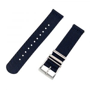 Navy & Black 2 Piece Slanted NATO Watch Bands