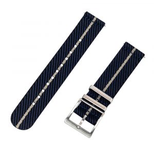 Navy/Black/Khaki 2 Piece Slanted Ballistic Watch Bands