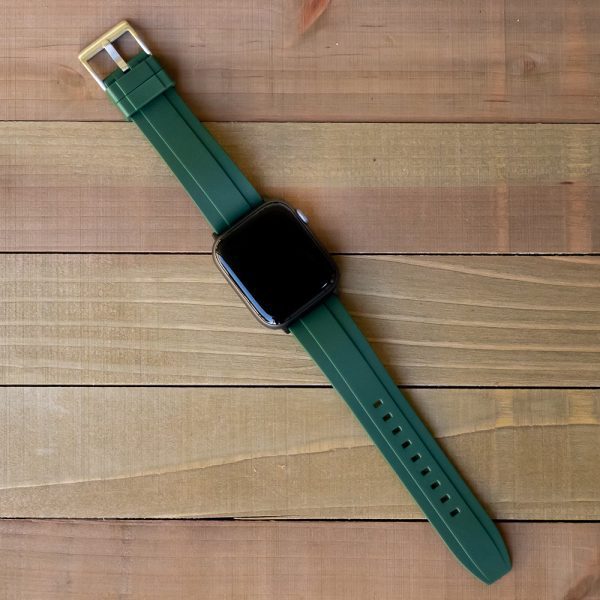 Green AEM Diver Rubber Watch Bands for Apple Watch® - Image 2