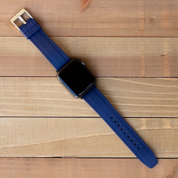 Navy AEM Diver Rubber Watch Bands for Apple Watch® - Image 2