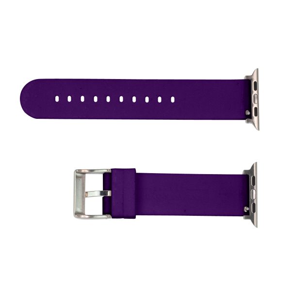 Purple Solid Silicone Watch Bands for Apple Watch® - Image 3
