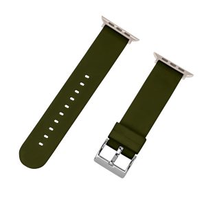 Olive Solid Silicone Watch Bands for Apple Watch®