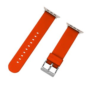 Orange Solid Silicone Watch Bands for Apple Watch®