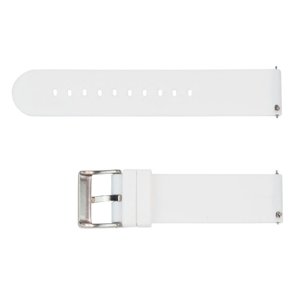 White Solid Silicone Watch Bands - Image 3
