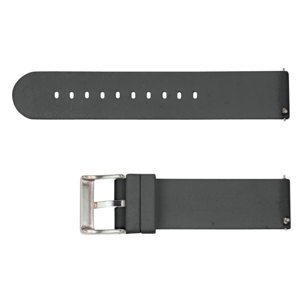 Grey Solid Silicone Watch Bands - Image 3
