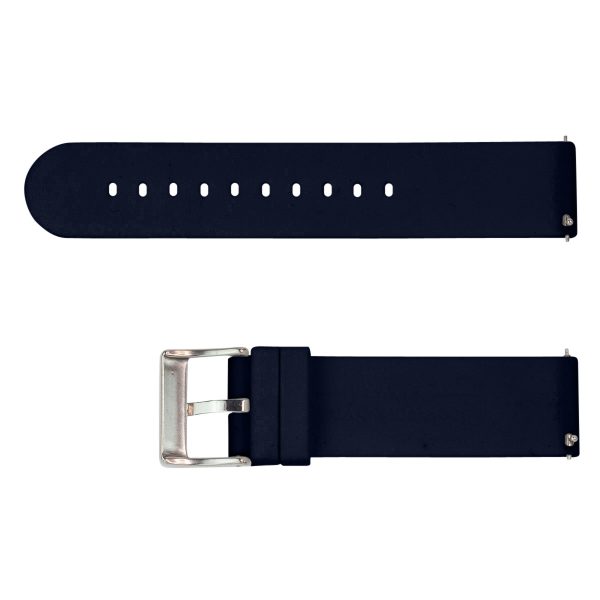 Navy Solid Silicone Watch Bands - Image 3