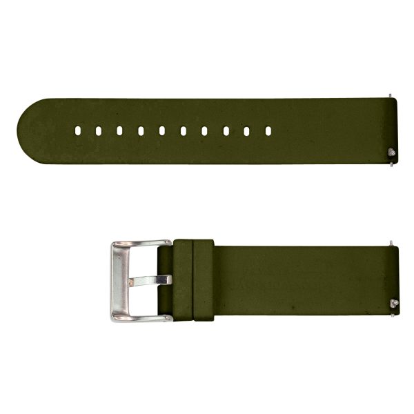 Olive Solid Silicone Watch Bands - Image 3