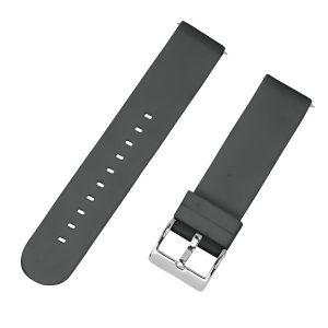 Grey Solid Silicone Watch Bands