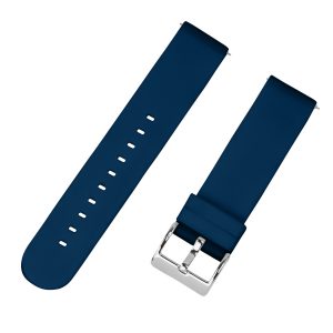 Blue Solid Silicone Watch Bands