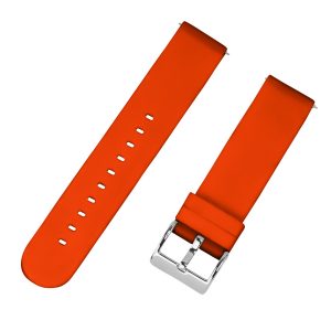 Orange Solid Silicone Watch Bands