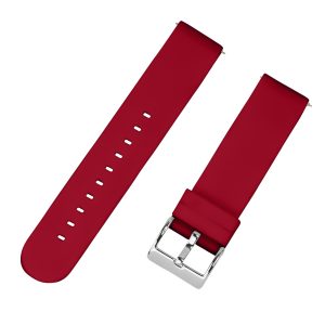 Red Solid Silicone Watch Bands