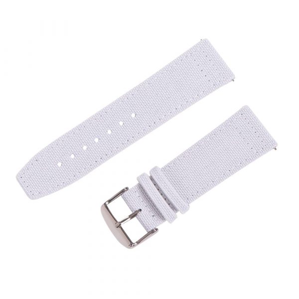 Snow Cordura® Leather Watch Bands