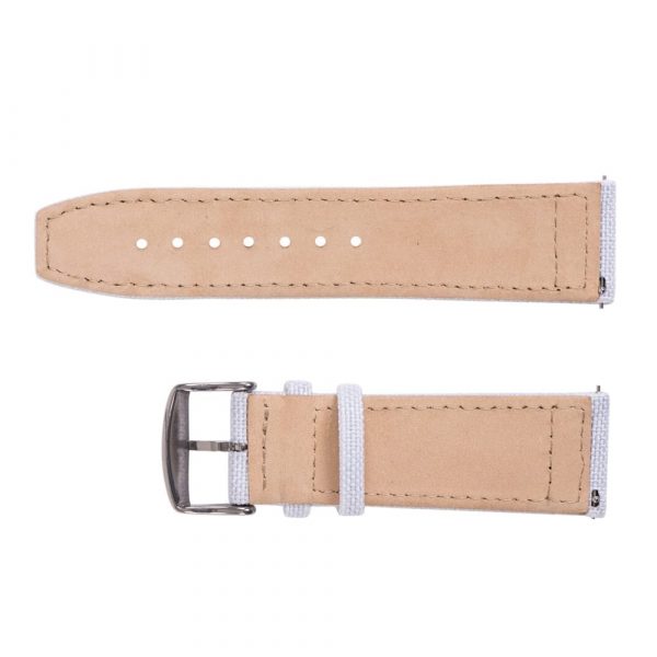 Snow Cordura® Leather Watch Bands - Image 3