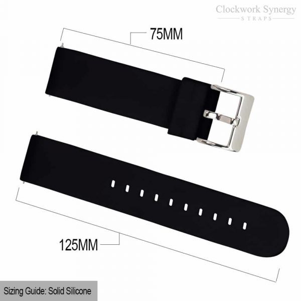 Olive Solid Silicone Watch Bands - Image 5
