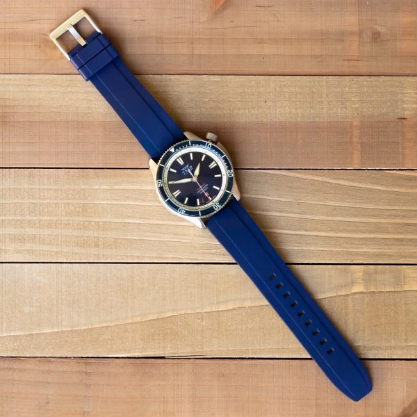 Navy AEM Diver Rubber Watch Bands