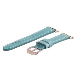 Blue Washed Leather Bands for Apple Watch<sup>®</sup> (Gentlemen's)