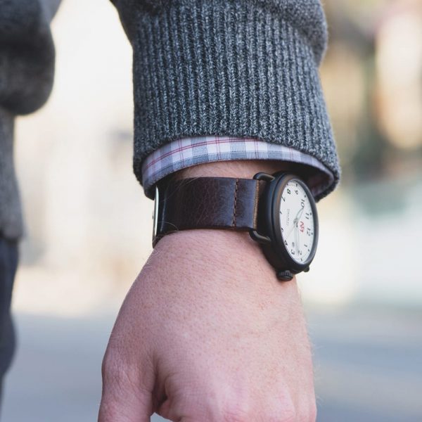Brown Washed Leather Bands (Dapper) - Image 2