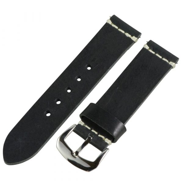 Black Worn Leather Bands (Dapper)