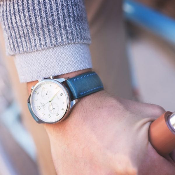 Blue Washed Leather Bands (Gentlemen's) - Image 2