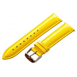 Yellow Lizard Leather Watch Bands