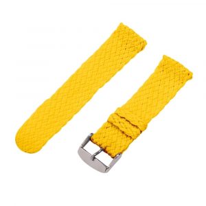 Yellow 2-Piece Double Perlon Watch Bands