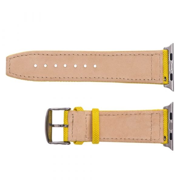 Yellow Cordura<sup>®</sup>(M/L) Watch Bands for Apple Watch<sup>®</sup> - Image 3