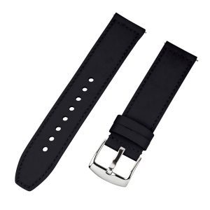 black sail cloth watch band top ss buckle