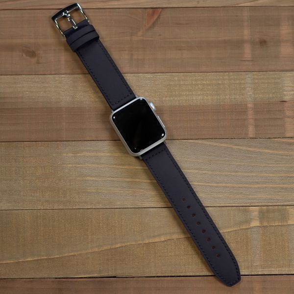 Black - Sailcloth Watch Band for Apple Watch® with Vegan Lining - Image 2