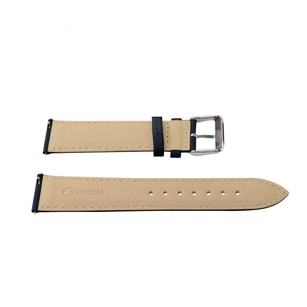 grey SEAQUAL® watch band with stainless steel buckle back