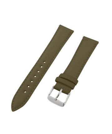marine green SEAQUAL® watch band with stainless steel buckle