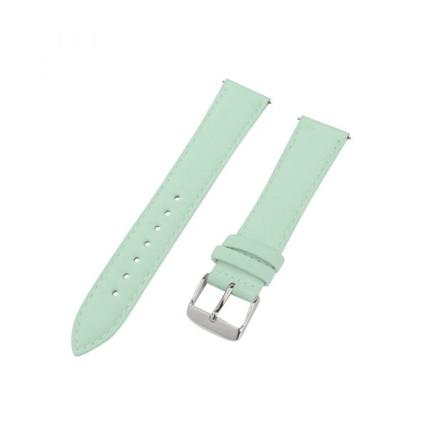 sea green SEAQUAL® watch band with stainless steel buckle