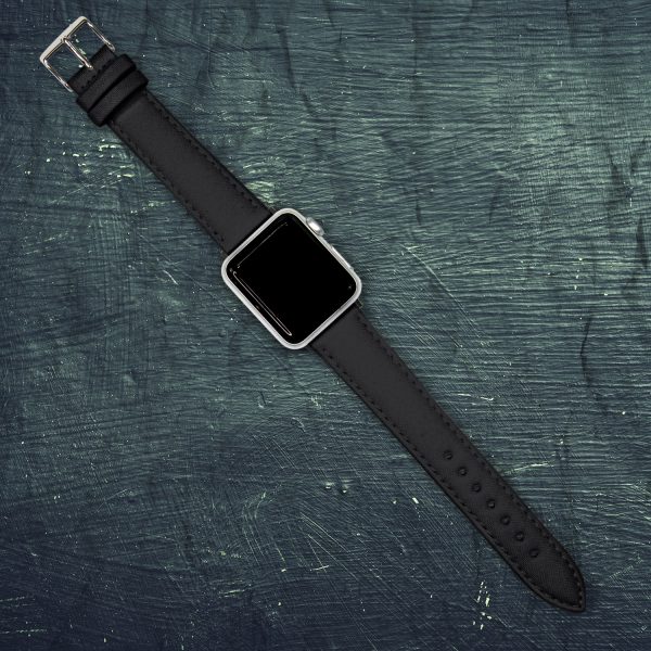 Black - SEAQUAL® Sea bottle watch band for Apple Watch® with Recycled Lining - Image 2